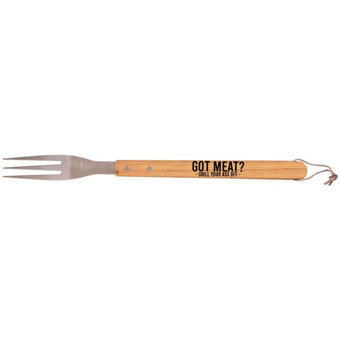 Barbecue Fork 16 1/4" Bamboo