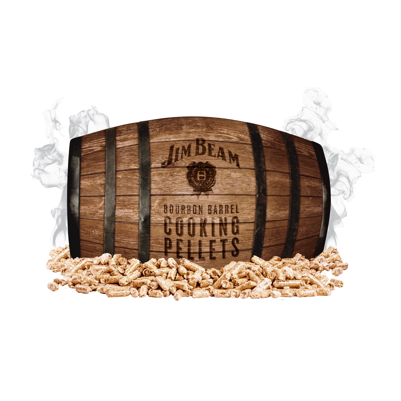 Ol' Hick Cooking Pellets Jim Beam Bourbon Barrel BBQ Grilling Pellets (2 Pack)