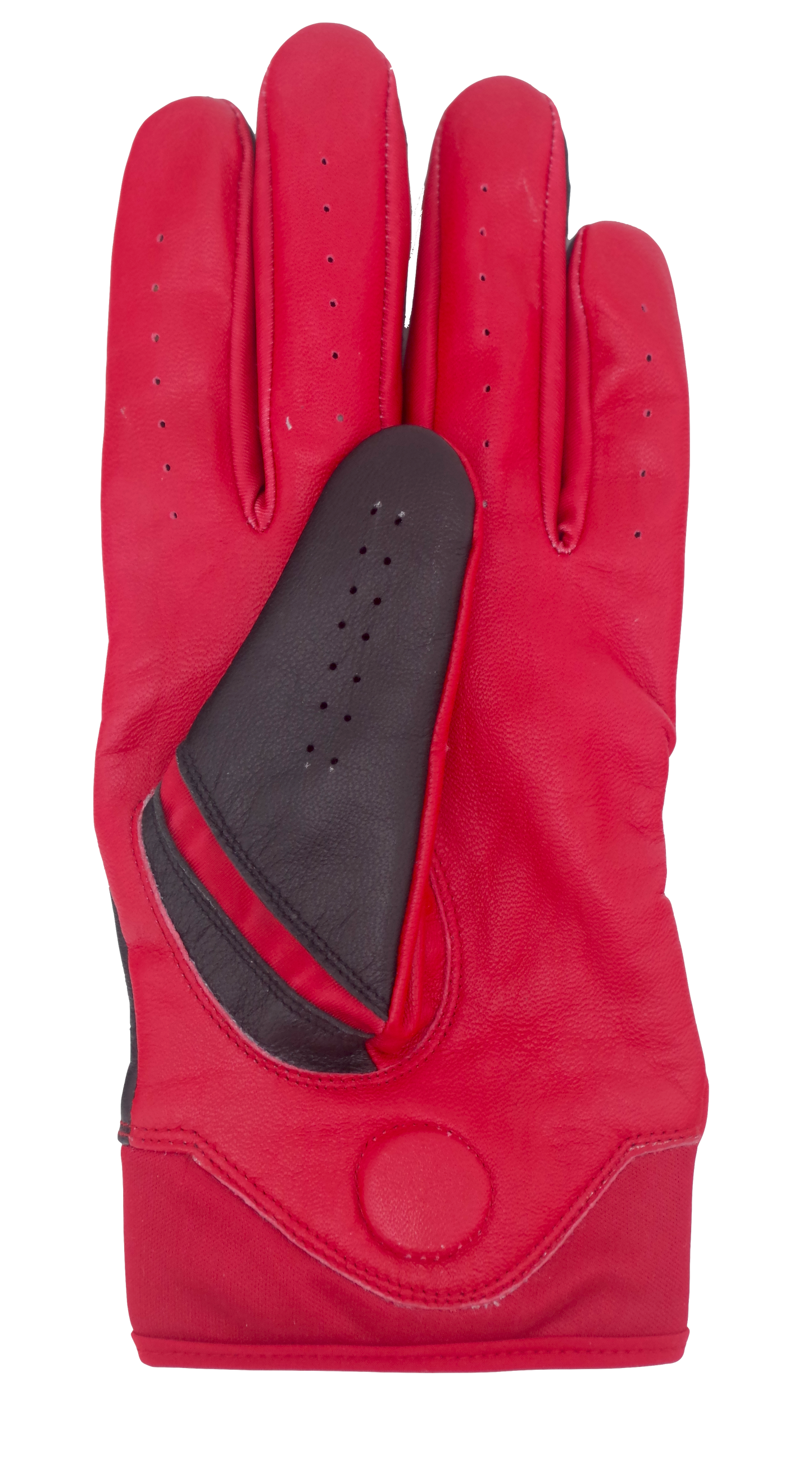 THE BYRD GOLF GLOVE - BLACK / RED