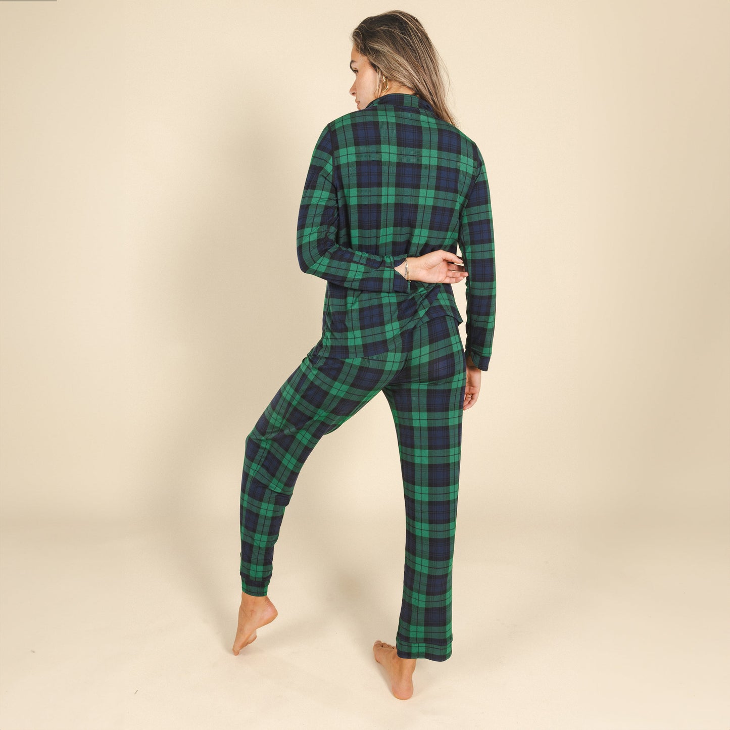 The Black Watch | Tartan Plaid SleepDeep™ Women’s Long Sleeve Pajama Set