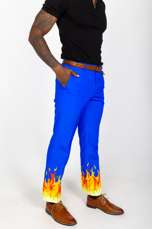 The Blaze Of Glory | Flames Suit Pants