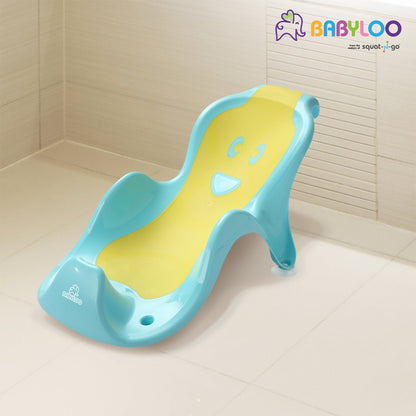 Babyloo Smilee Infant Bathtub Cradle for Standard and Babyloo Bathing Tubs, Blue