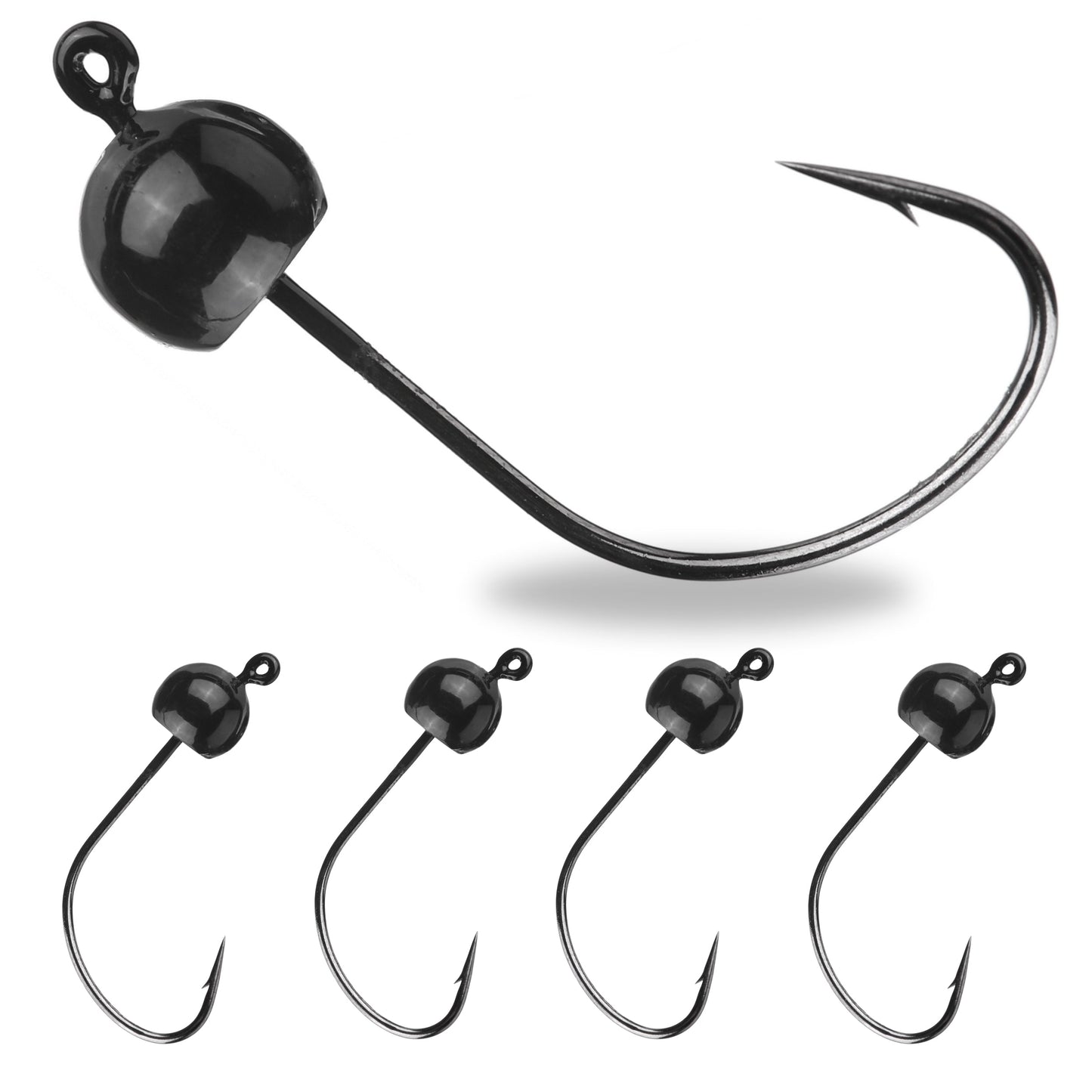 Reaction Tackle Tungsten Wacky Jig Heads (5-PACK)