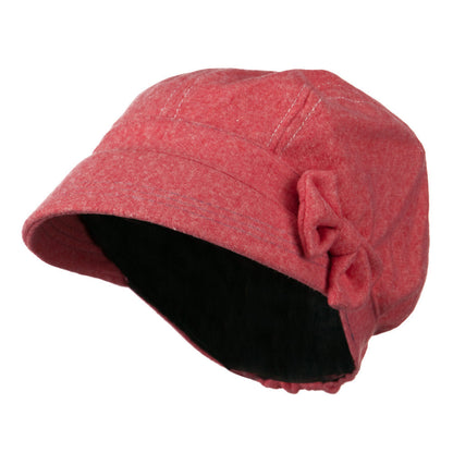 Polly Bow Newsboy Hat