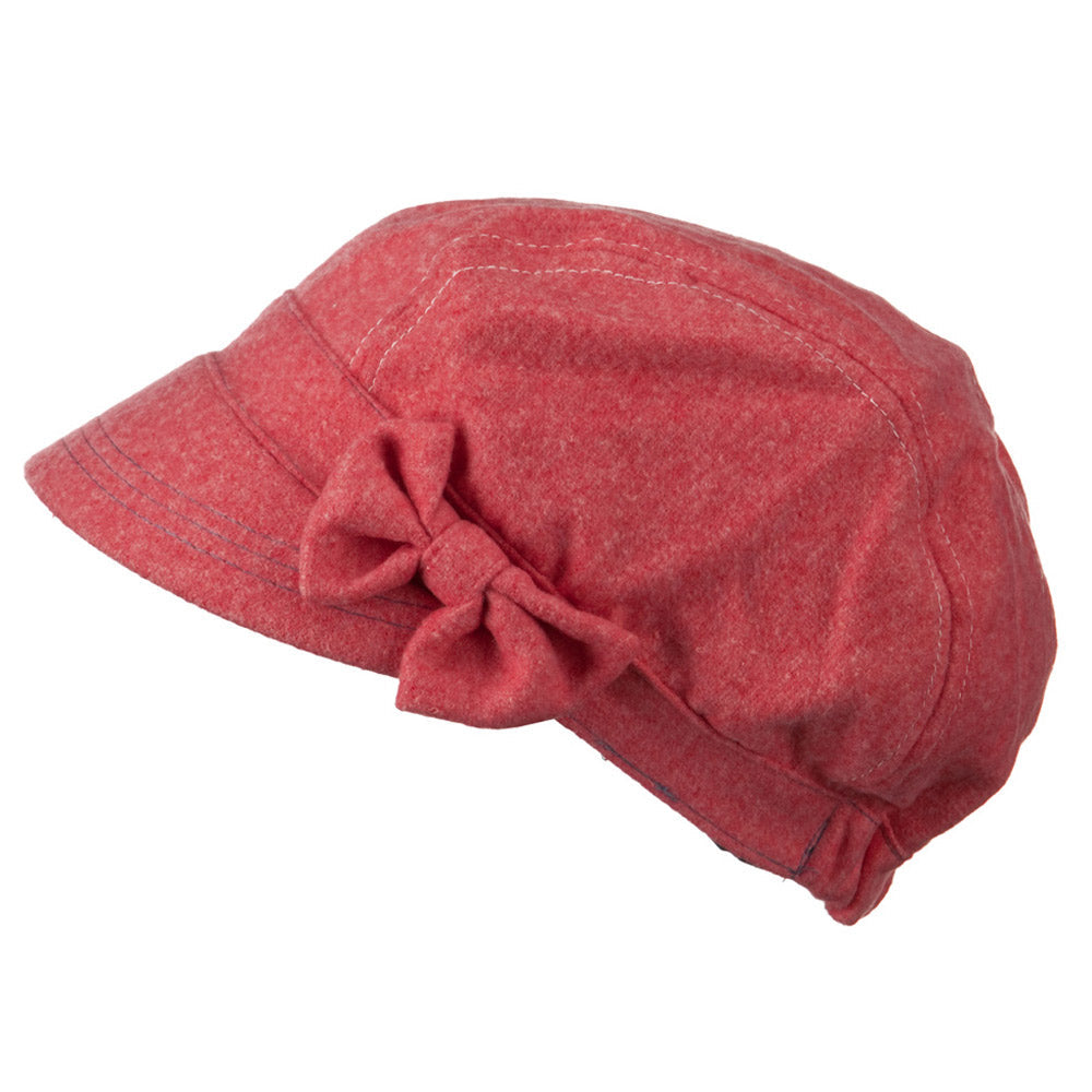 Polly Bow Newsboy Hat