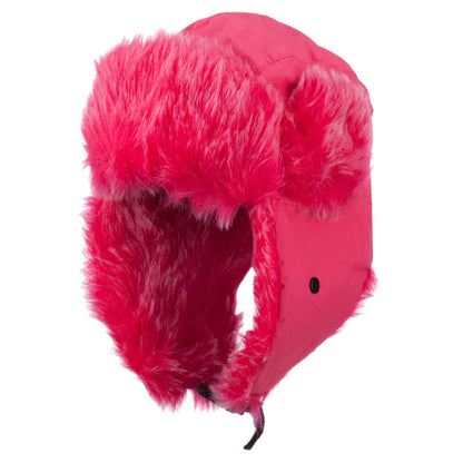 Bright Nylon Faux Fur Trooper Hat