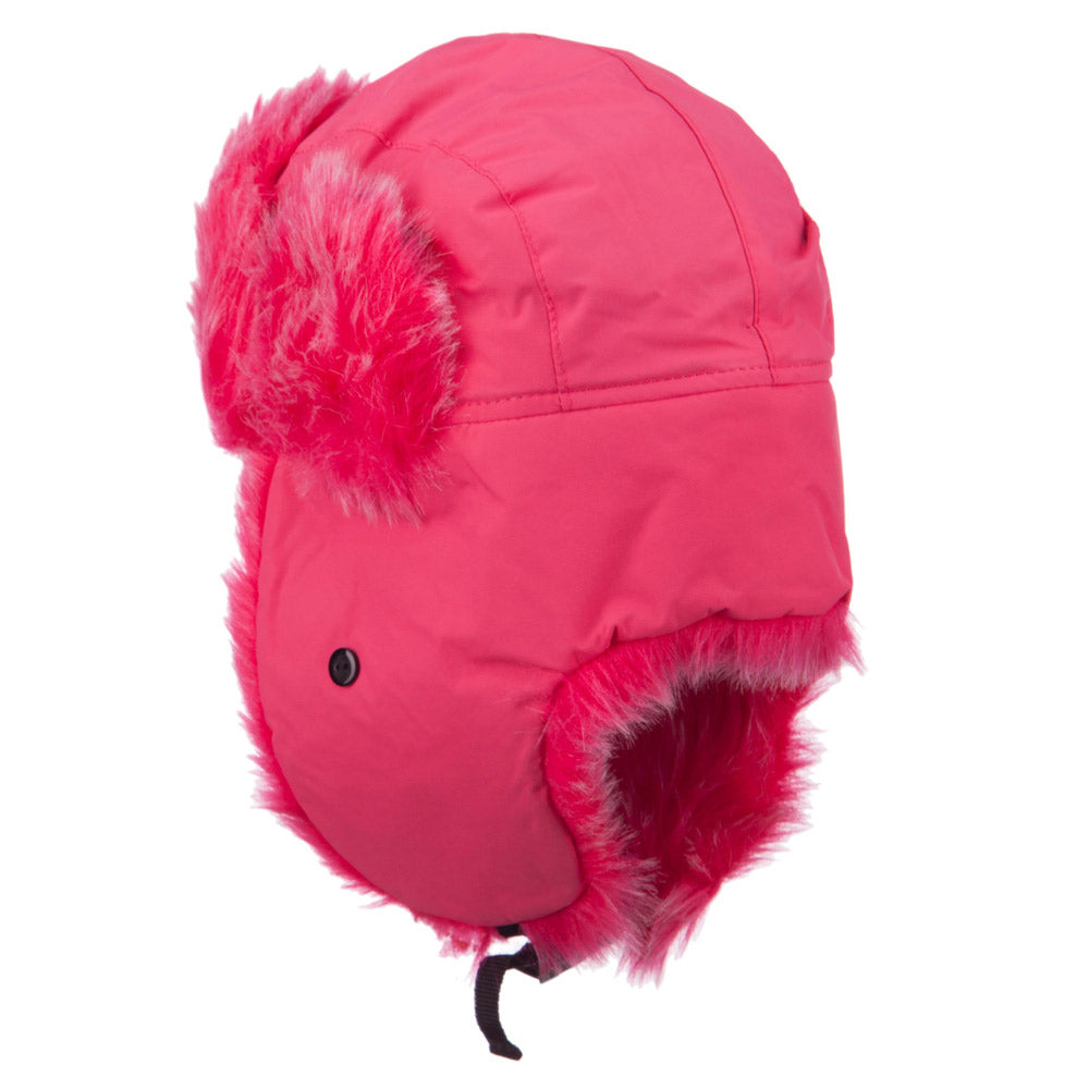 Bright Nylon Faux Fur Trooper Hat