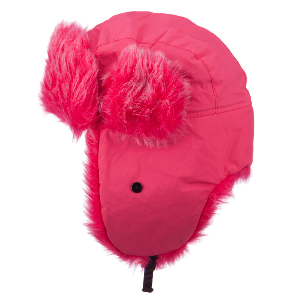 Bright Nylon Faux Fur Trooper Hat