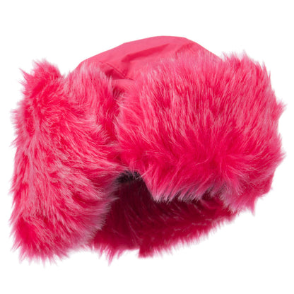 Bright Nylon Faux Fur Trooper Hat