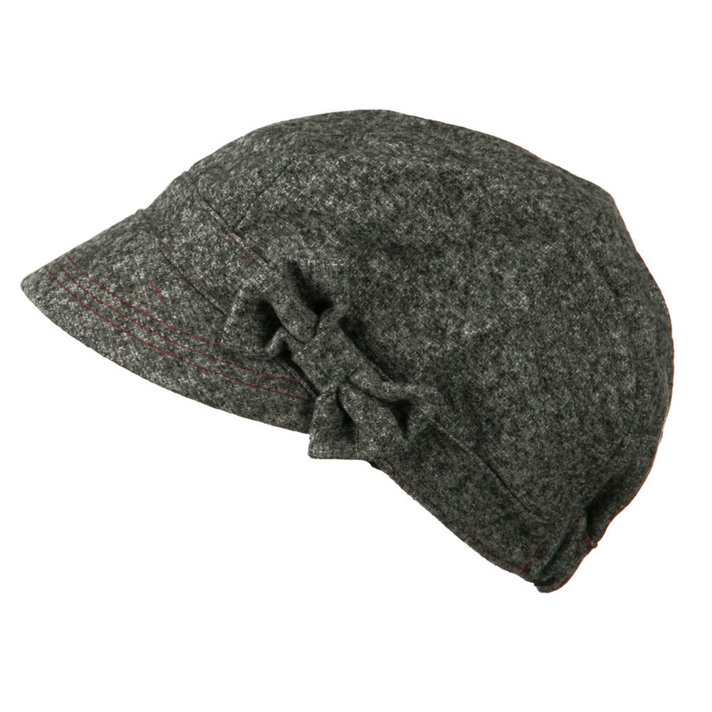 Polly Bow Newsboy Hat