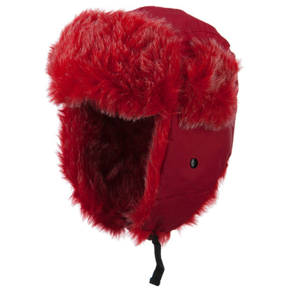 Bright Nylon Faux Fur Trooper Hat