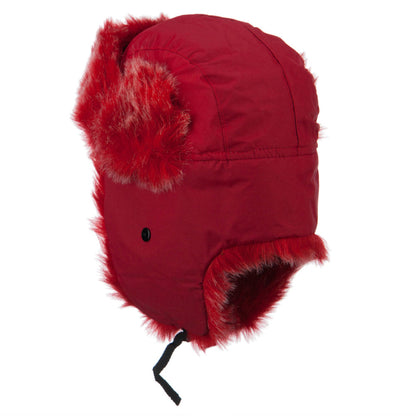 Bright Nylon Faux Fur Trooper Hat