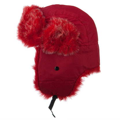 Bright Nylon Faux Fur Trooper Hat