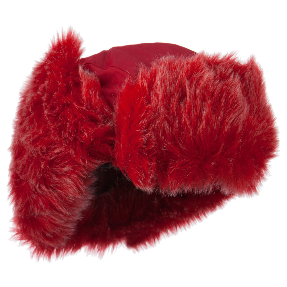 Bright Nylon Faux Fur Trooper Hat