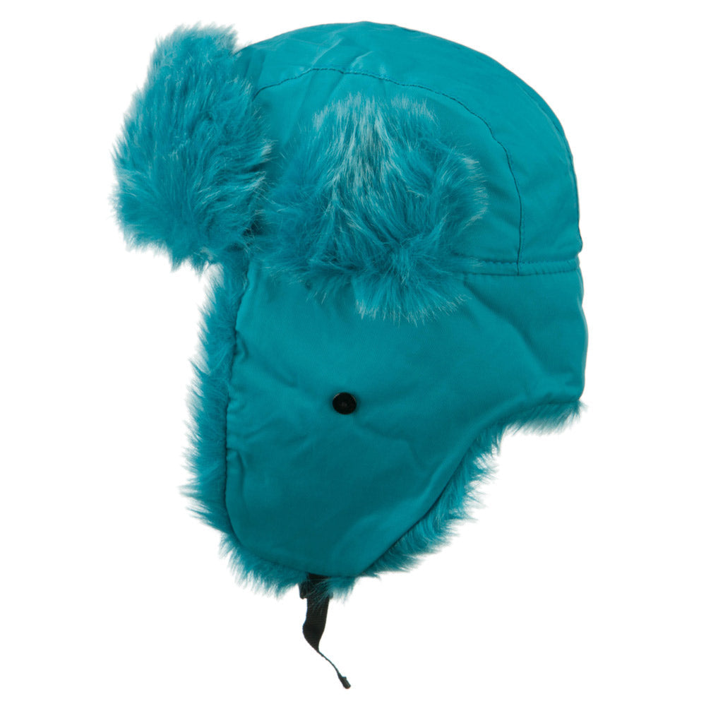 Bright Nylon Faux Fur Trooper Hat