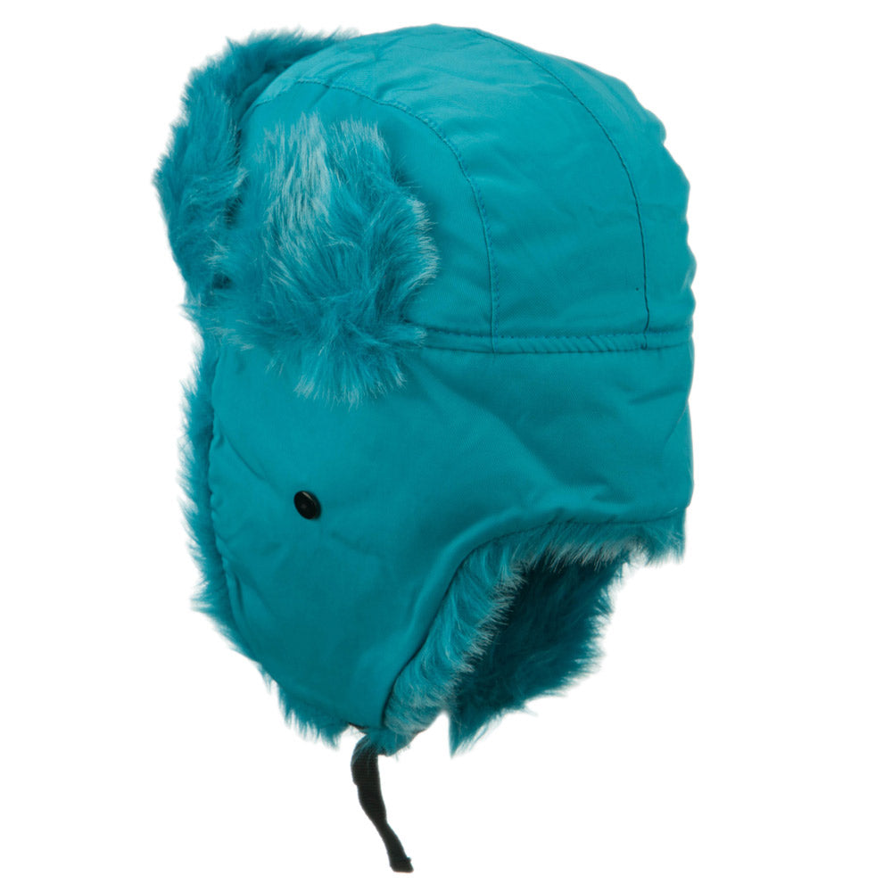 Bright Nylon Faux Fur Trooper Hat