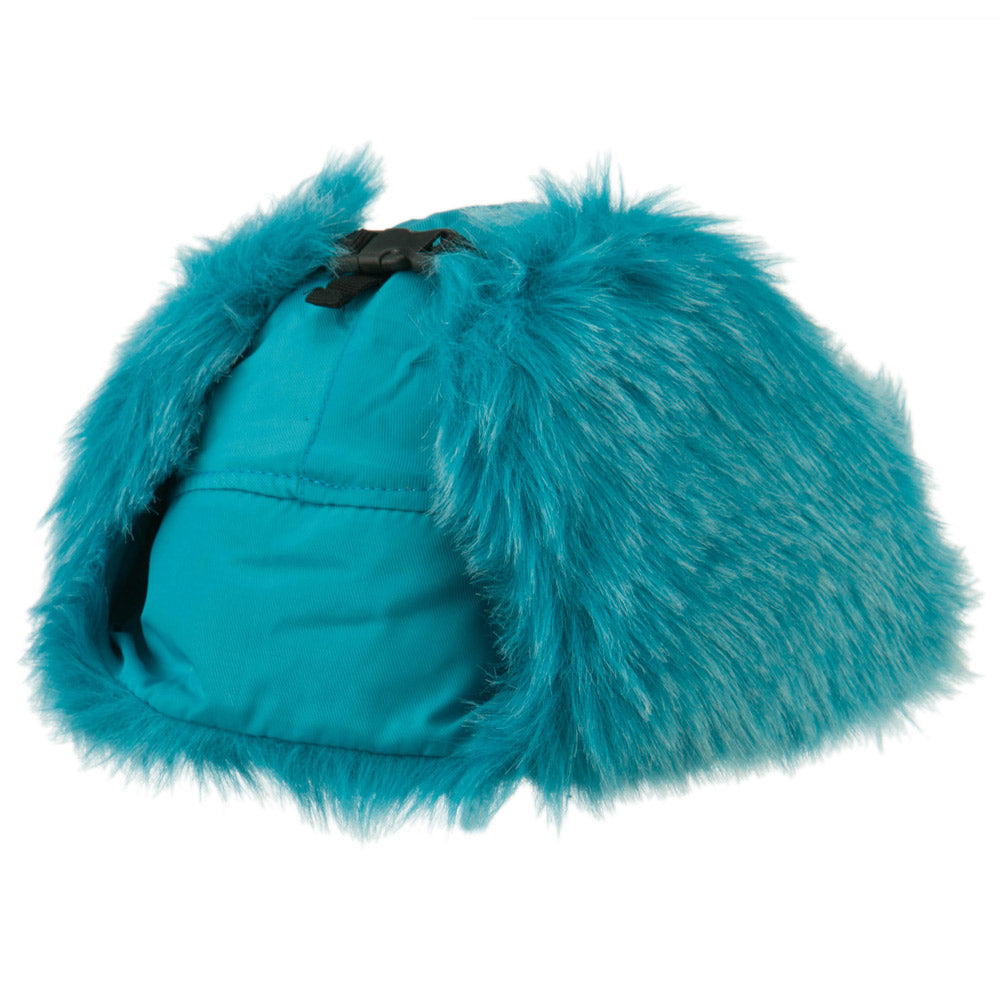 Bright Nylon Faux Fur Trooper Hat