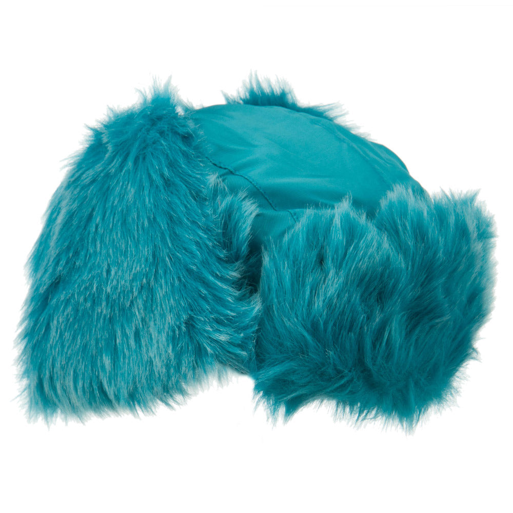 Bright Nylon Faux Fur Trooper Hat