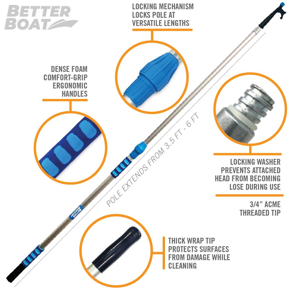 Boat Hook with Standard End ( With or Without Pole )