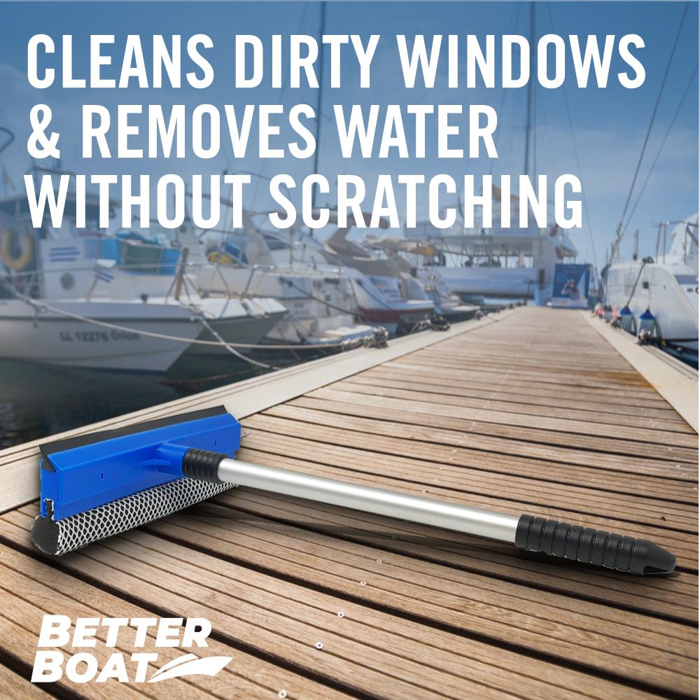 Boat Squeegee and Sponge