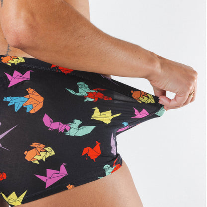 The Fold Fashioned | Origami Modal Boyshort Underwear