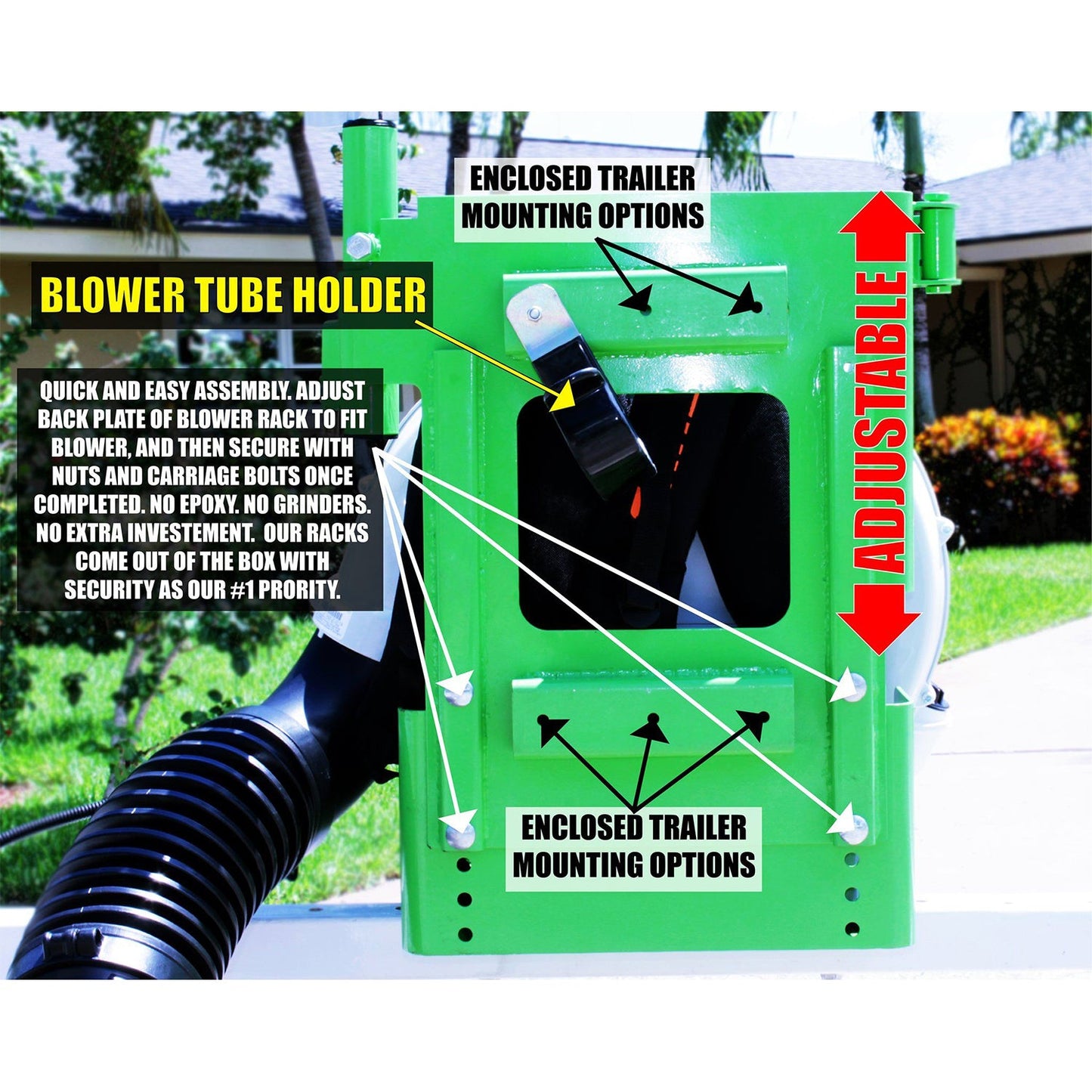 Green Touch Industries Xtreme Pro Series Backpack Leaf Blower Rack V3.3 (3 Pack)