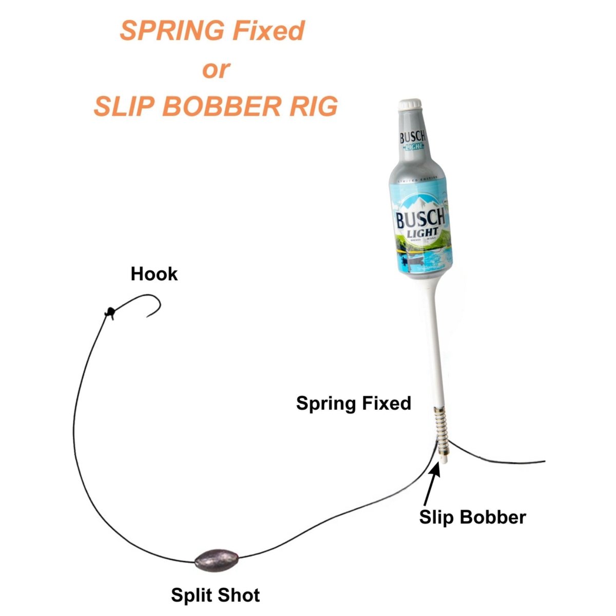 Busch Light Fish Bobber 1 Pck - Best Fishing Gear