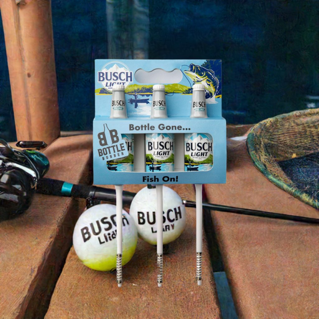 3 Pack Busch Light Fishing Bobbers Limited Edition