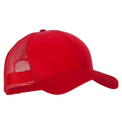 Big Size Solid Cotton Twill High Profile Mesh Pro Style Cap