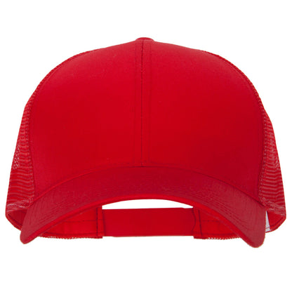 Big Size Solid Cotton Twill High Profile Mesh Pro Style Cap