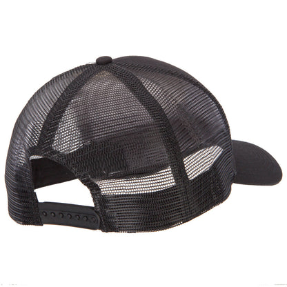 Big Size Solid Cotton Twill High Profile Mesh Pro Style Cap