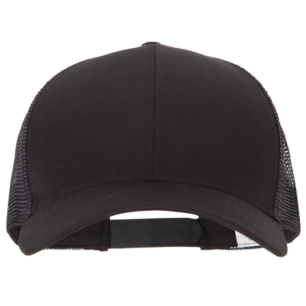 Big Size Solid Cotton Twill High Profile Mesh Pro Style Cap