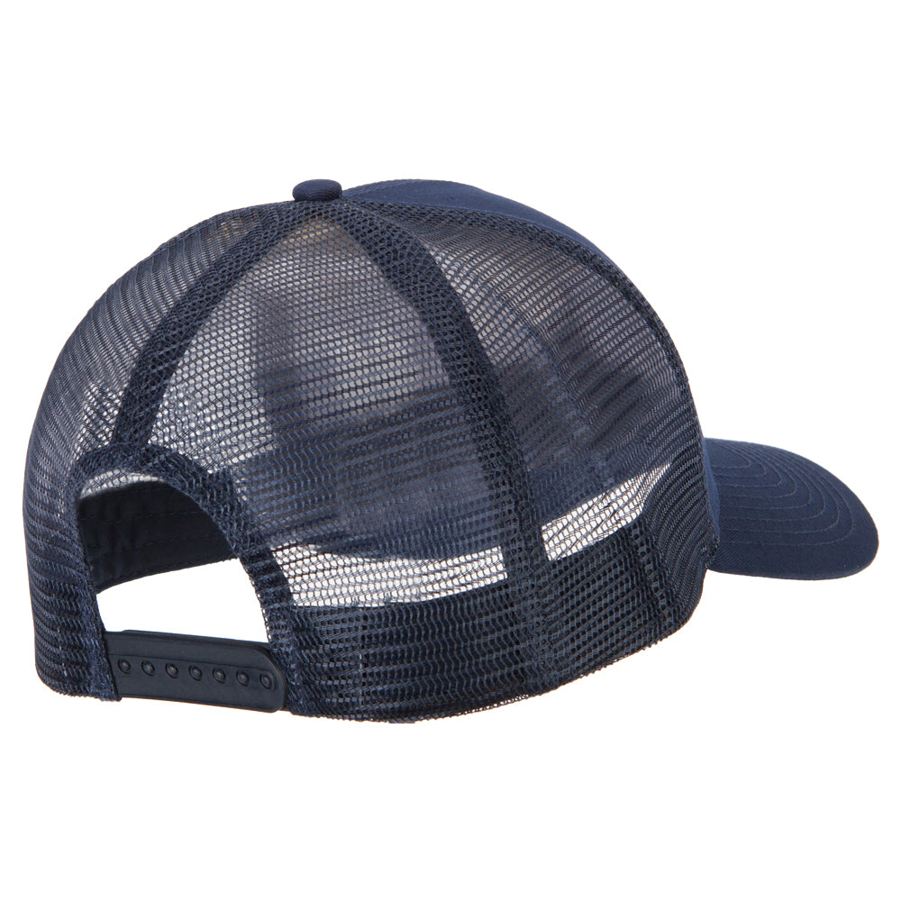 Big Size Solid Cotton Twill High Profile Mesh Pro Style Cap