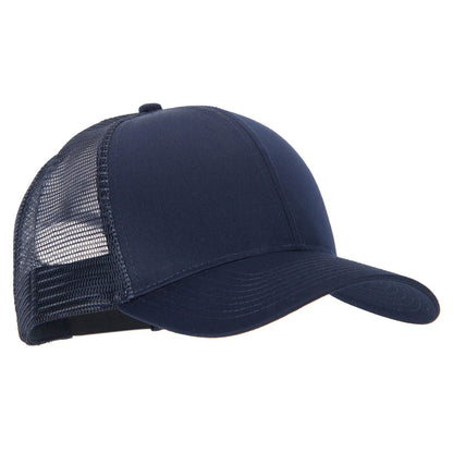 Big Size Solid Cotton Twill High Profile Mesh Pro Style Cap