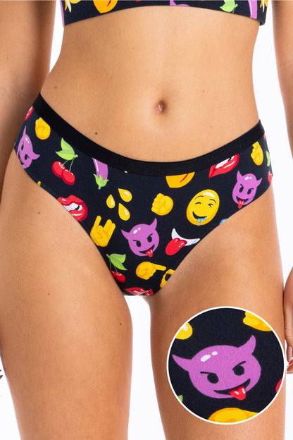 The Flirt | Emoji Cheeky Underwear