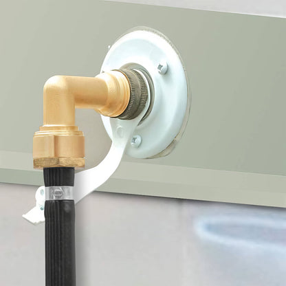 Camco 36170 RV Fresh Water Blow Out Hose Kit with Ball Valve and Brass Fittings