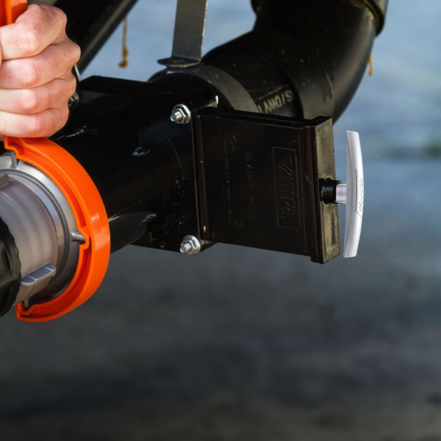 Camco 39511 3 inch Replacement Waste Valve with Metal Handle for RV Water Tanks