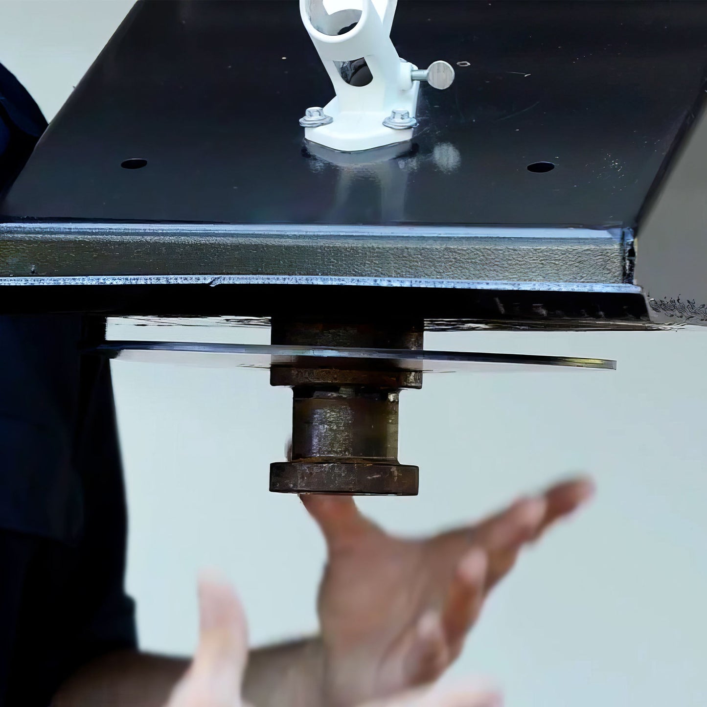 EAZ LIFT 12 Inch Bilingual Protective Lube Plate, RV 5th Wheel Trailer Accessory