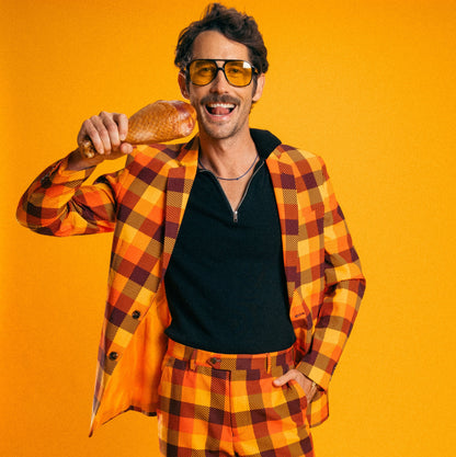 That 70s Suit | Thanksgiving Plaid Suit