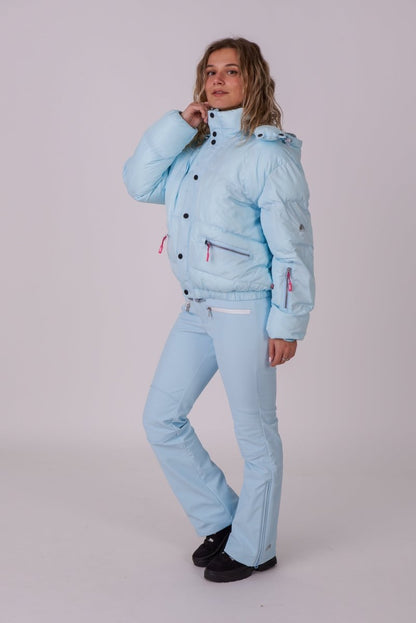 Chic Puffer Jacket - Ice Blue