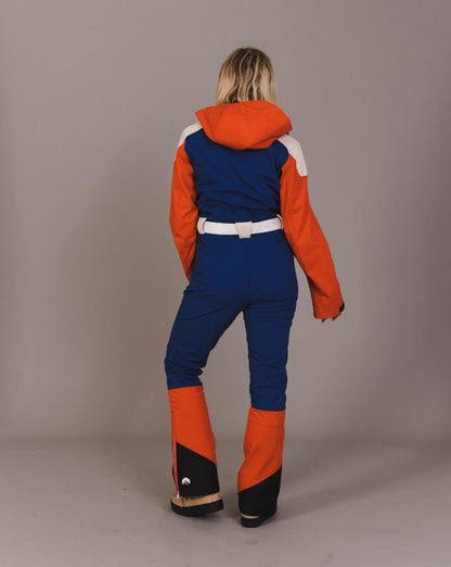 Chic Ski Suit - Navy & Red