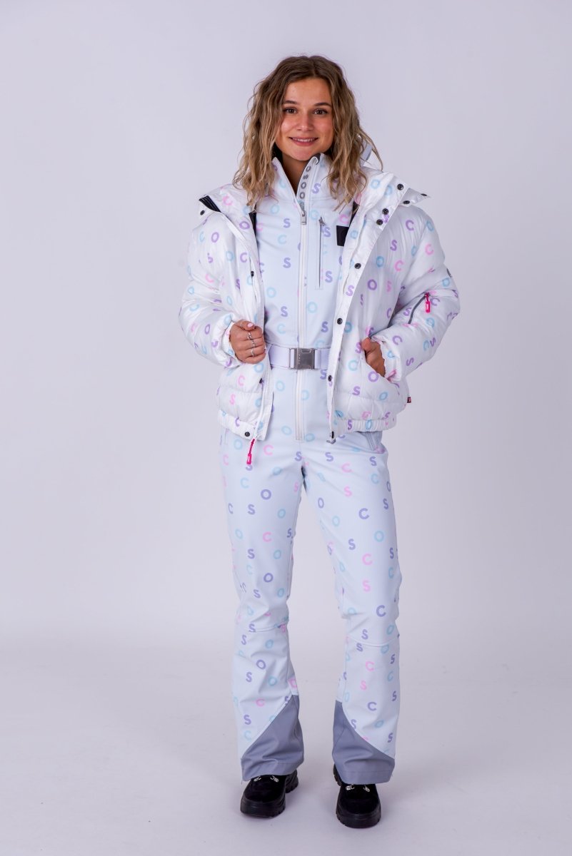 Chic Ski Suit - White OOSC Print