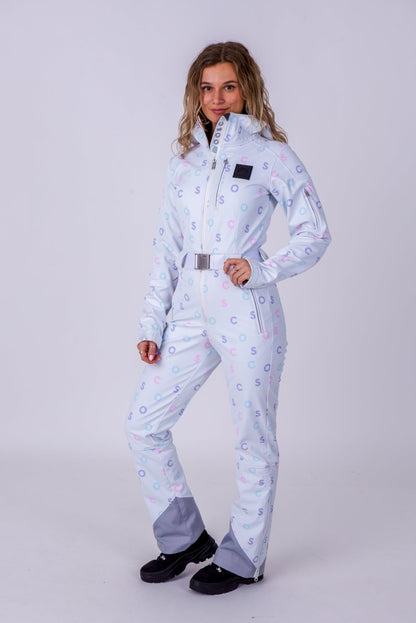 Chic Ski Suit - White OOSC Print