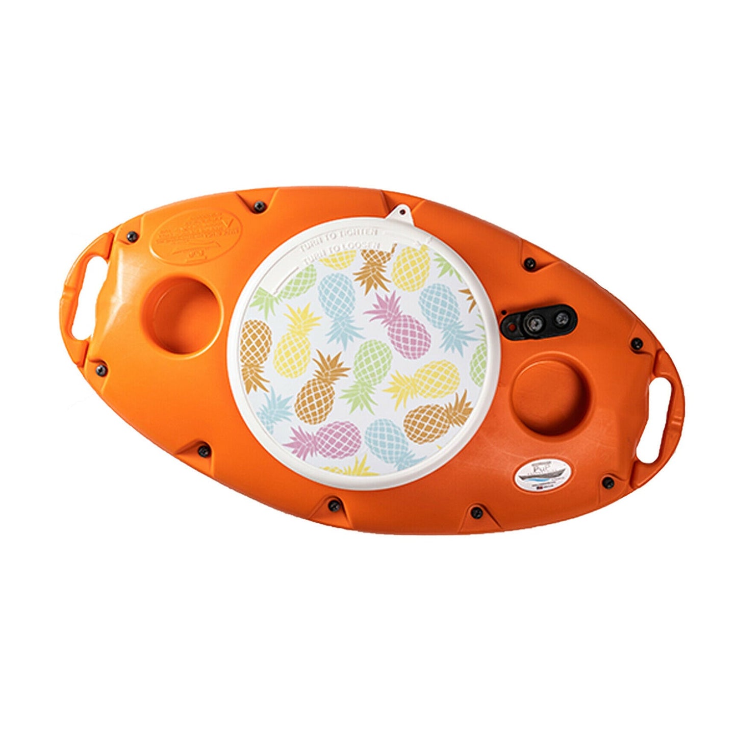 CreekKooler 15 Quart Floating Beverage Portable Pup Cooler with 8 Foot Tow Rope