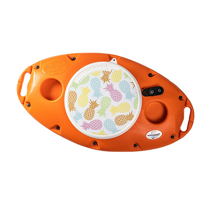 CreekKooler 15 Quart Floating Beverage Portable Pup Cooler with 8 Foot Tow Rope