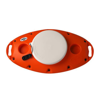 CreekKooler 15 Quart Floating Beverage Portable Pup Cooler with 8 Foot Tow Rope