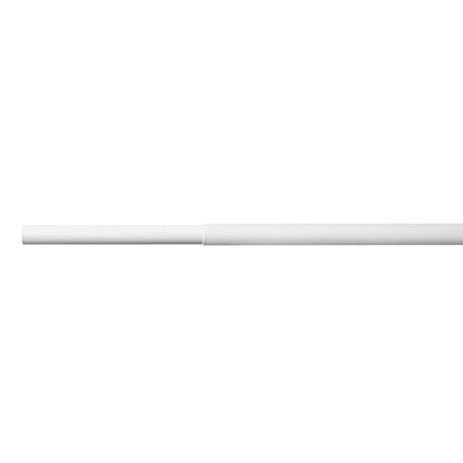 Closetmaid SuperSlide Flexible 2 to 4 Foot Hanging Closet Organizing Rod, White