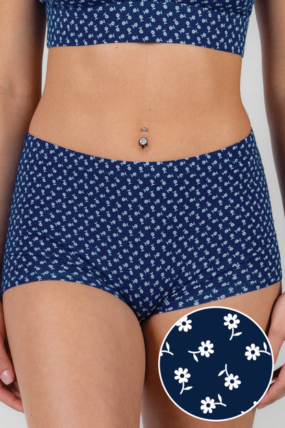 The Good Old Daisies | Flower Modal Boyshort Underwear