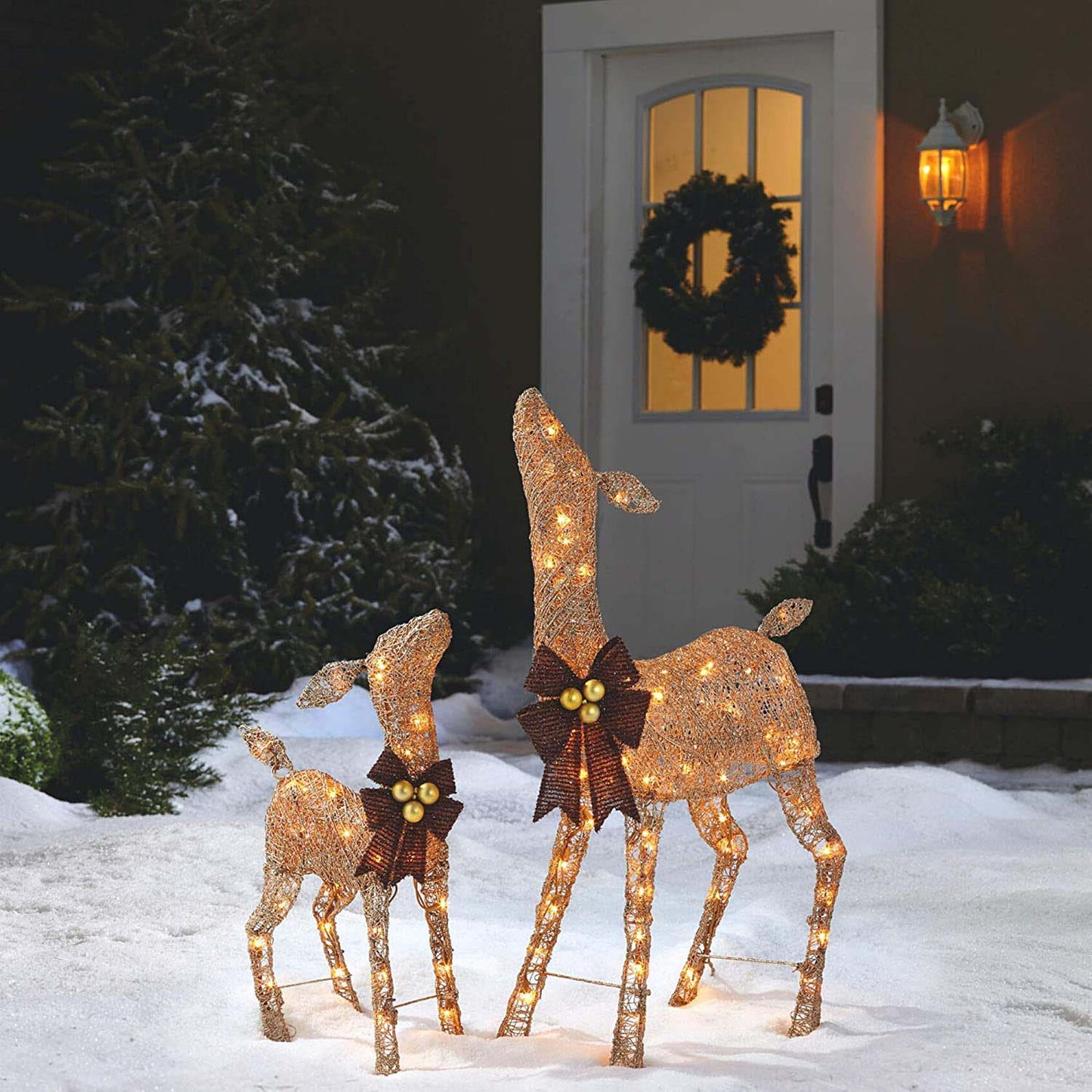 NOMA Christmas Deer 2.8 Ft Pre-Lit LED Outdoor Yard Decor Holiday Decoration