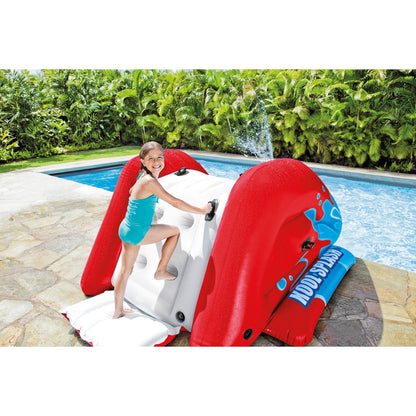 Intex Kool Splash Inflatable Pool Water Slide with Play Center, 1 Blue/1 Red